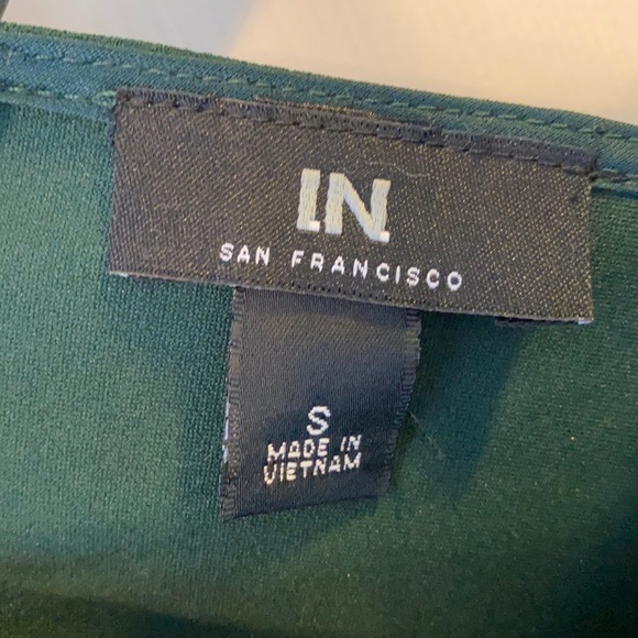 I.N. San Francisco green mini dress - Picture 3 of 4